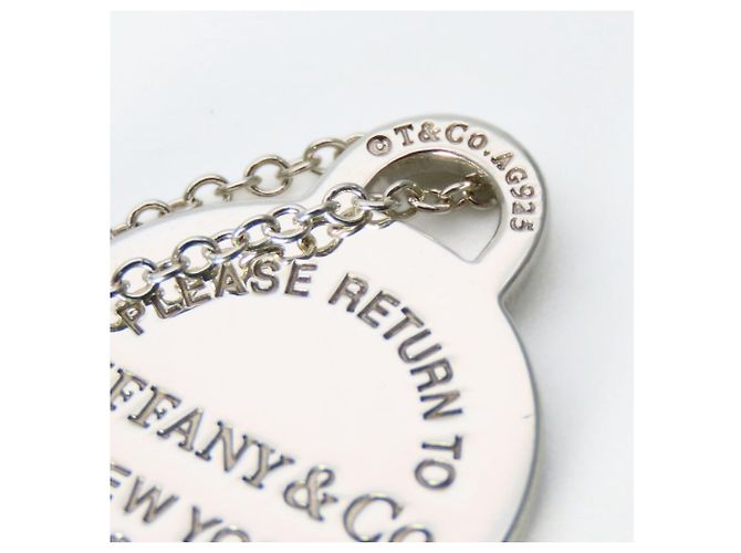 Collar Corazón Regreso Redondo de Tiffany & Co. Azul - vista 4