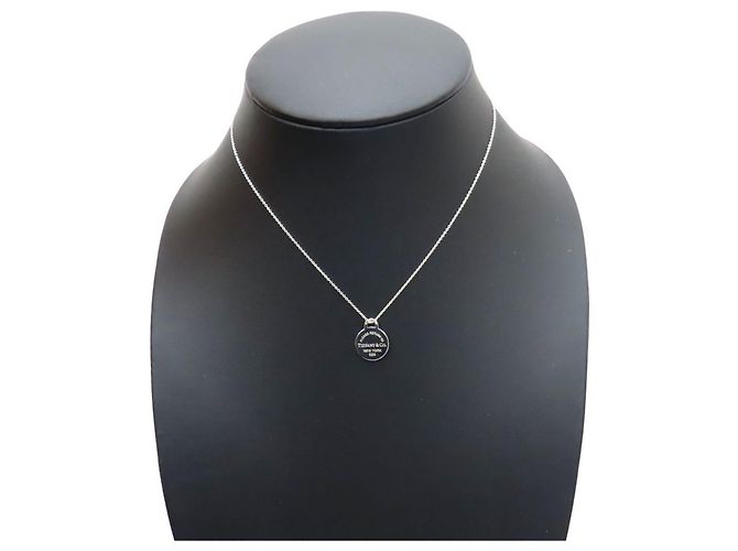 Collar Corazón Regreso Redondo de Tiffany & Co. Azul - vista 9
