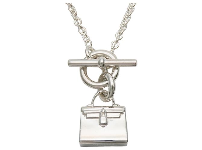 Hermès Collana Amuleto Donna Hermes Kelly Argento 925 - vista 2