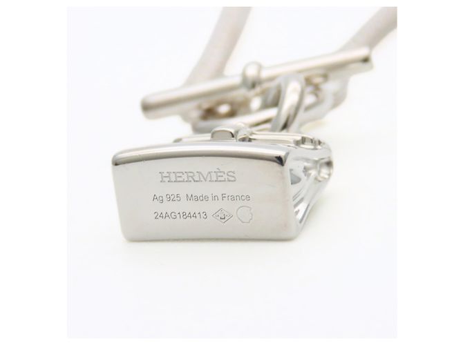Hermès Collana Amuleto Donna Hermes Kelly Argento 925 - vista 5