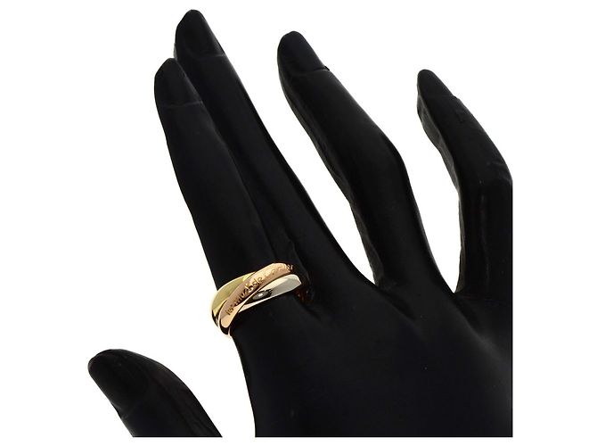 Anello Trinity di Cartier Rosa Bianco Giallo - vista 4