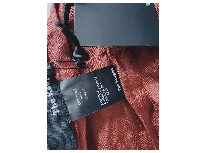 Nuovo Chèche The Kooples Brick Seta - vista 2