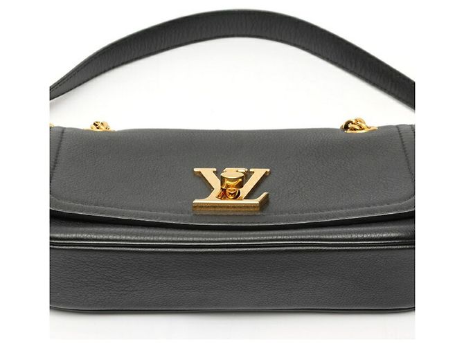 Louis Vuitton Lockme East West Chain Shoulder Bag Black - view 5