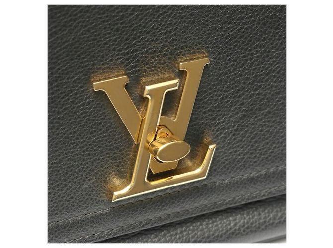 Louis Vuitton Lockme East West Chain Shoulder Bag Black - view 6