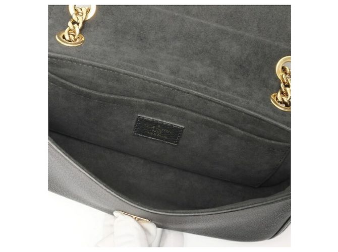 Louis Vuitton Lockme East West Chain Shoulder Bag Black - view 8