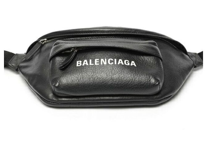 Borsa a Cintura Balenciaga Everyday Nero - vista 4