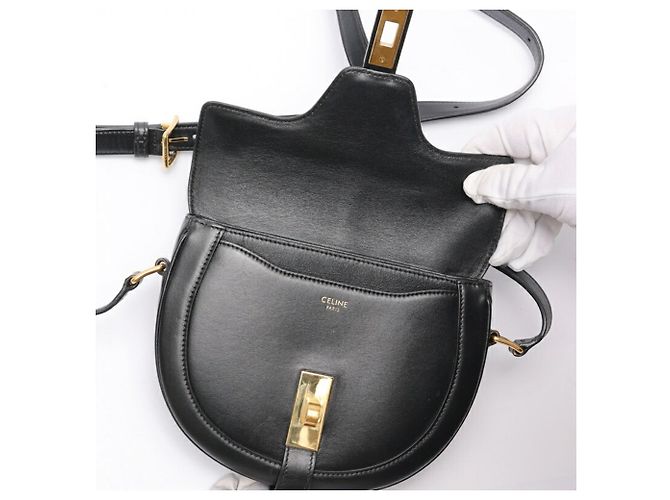 Céline Borsa a Spalla Piccola Celine 16 Seize Besace Nero - vista 6