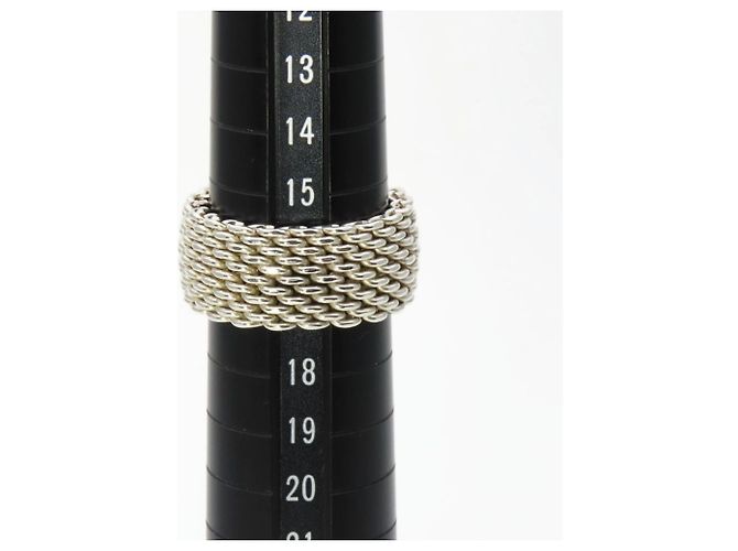 Anello in rete in argento sterling 925 Somerset di Tiffany & Co. - vista 7