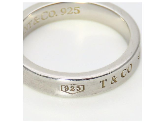 Anello stretto Tiffany & Co. 1837 in argento sterlingo 925 - vista 4