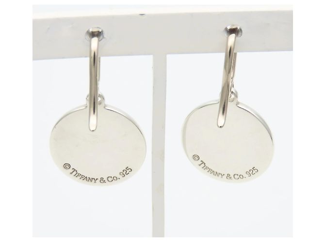 Orecchini a gancio in argento sterling 925 Return to Round di Tiffany & Co. - vista 5