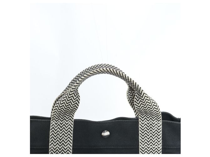 Bolsa Hermès Cannes PM com bolsa Preto Branco - vista 2