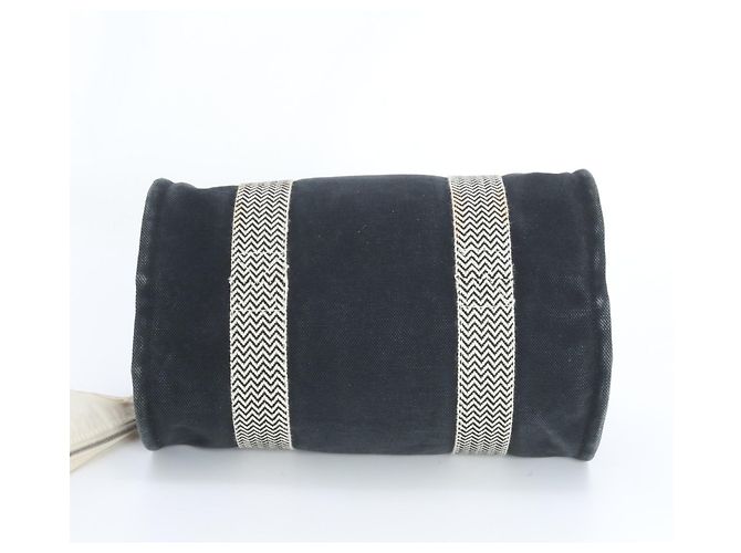 Bolsa Hermès Cannes PM com bolsa Preto Branco - vista 5