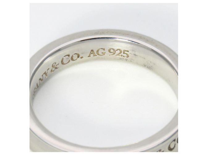 Anello stretto Tiffany & Co. 1837 in argento 925 - vista 4