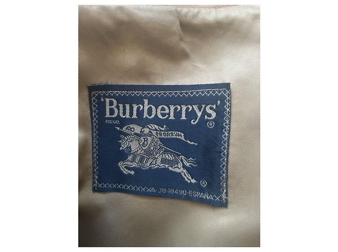 Burberry Double Breasted Wool Coat Camel - view 4