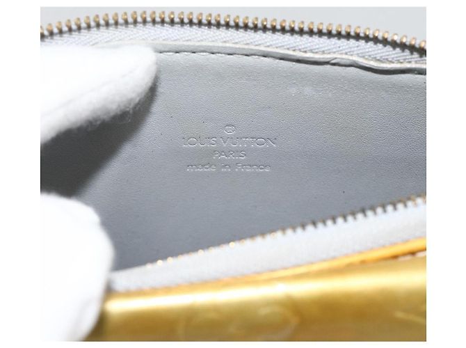 LOUIS VUITTON Bolsa de Accesorios Motto Monogram Vernis Gris M91030 LV Auth SW2241 - vista 17