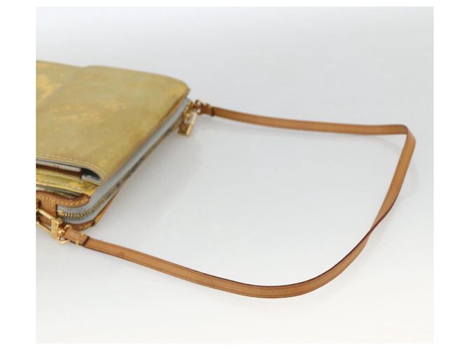 LOUIS VUITTON Bolsa de Accesorios Motto Monogram Vernis Gris M91030 LV Auth SW2241 - vista 7