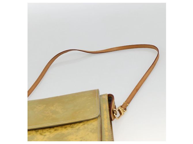 LOUIS VUITTON Bolsa de Accesorios Motto Monogram Vernis Gris M91030 LV Auth SW2241 - vista 8