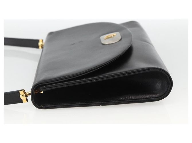 Borsa a Spalla Christian Dior in Pelle Nera e Oro Auth BA11919 Nero D'oro - vista 4