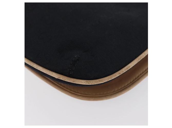 Borsa a Spalla GG Canvas Gucci Nera Oro Auth BAZ042 Nero D'oro - vista 11