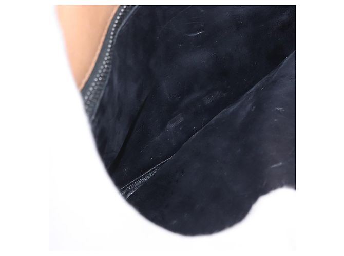 Borsa a Spalla GG Canvas Gucci Nera Oro Auth BAZ042 Nero D'oro - vista 15