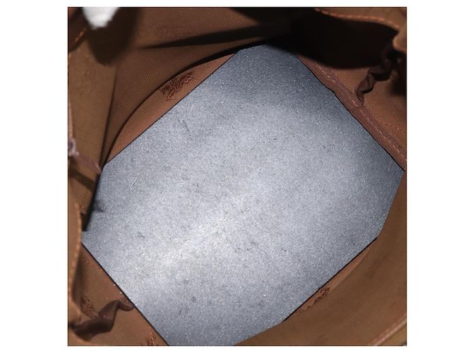 Borsa a mano in tela Nova Check Burberrys marrone oro Auth BA11552 D'oro - vista 10