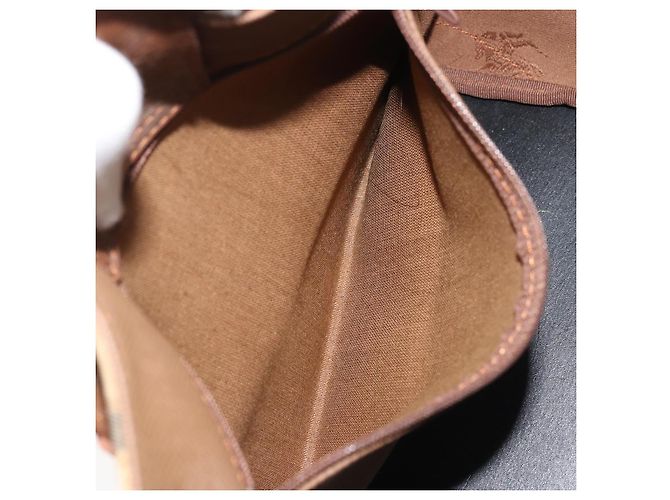 Borsa a mano in tela Nova Check Burberrys marrone oro Auth BA11552 D'oro - vista 12