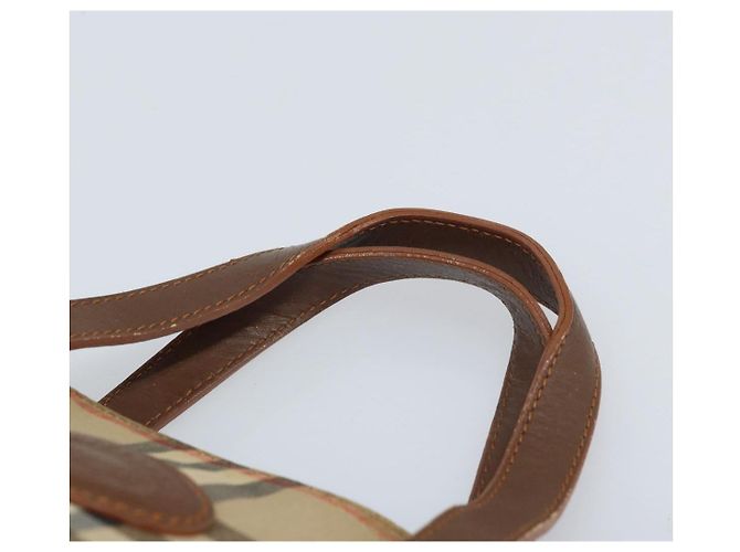 Borsa a mano in tela Nova Check Burberrys marrone oro Auth BA11552 D'oro - vista 8