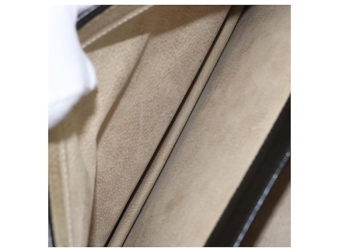 Saffiano PRADA Borsa da lavoro in pelle Safiano Nera Oro Auth 174051 Nero D'oro - vista 21