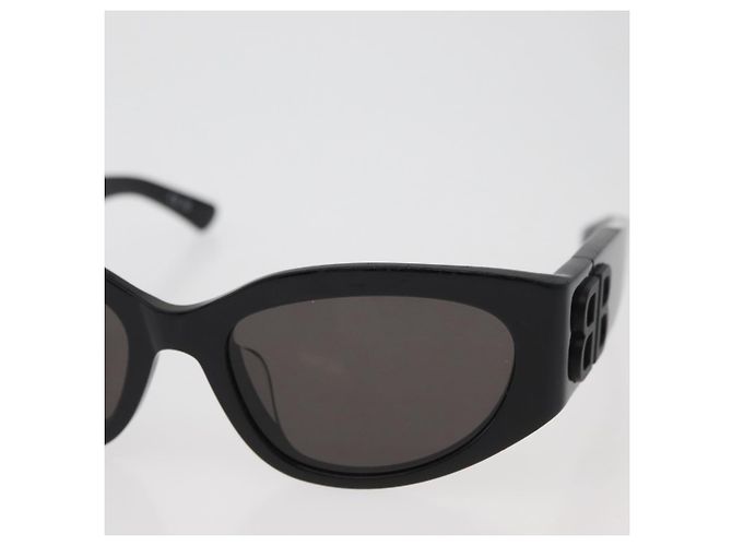 Occhiali da sole BALENCIAGA in plastica Neri Auth YKZ394 Nero - vista 4