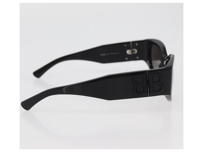 Occhiali da sole BALENCIAGA in plastica Neri Auth YKZ394 Nero - vista 7