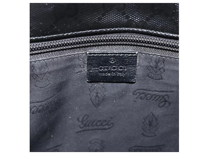 Borsa a Spalla GUCCI GG Implementation PVC Nero Argento 201732 Auth ka3564 - vista 16