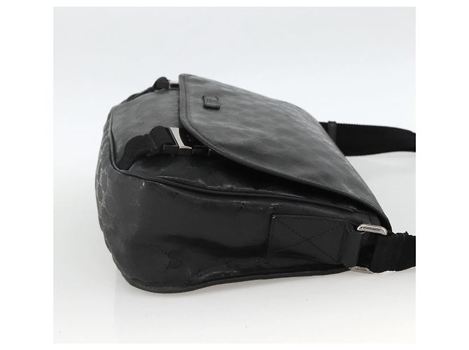 Borsa a Spalla GUCCI GG Implementation PVC Nero Argento 201732 Auth ka3564 - vista 5