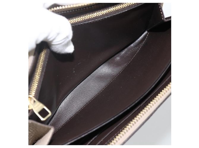LOUIS VUITTON Geldbörse Comet Taurillon Clemence Leder M63104 Auth bs34320 - Ansicht 21