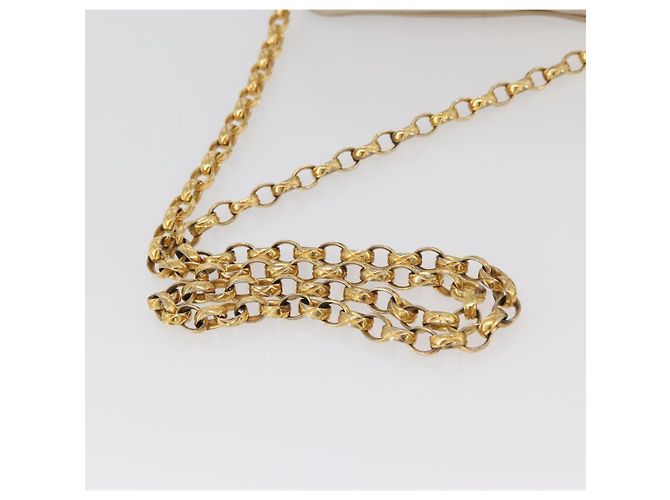 CHANEL Matelasse Chain Shoulder Bag Lamb Skin Ivory Gold CC Auth AMZ315 Golden Cream - view 7