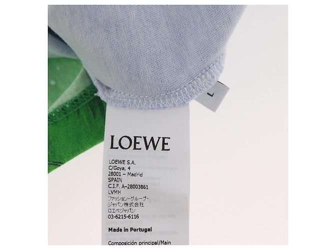 LOEWE LOEWE �~ Studio Ghibli Mi Vecino Totoro Camiseta de Algodón Azul Auth 167192M Azul claro - vista 12