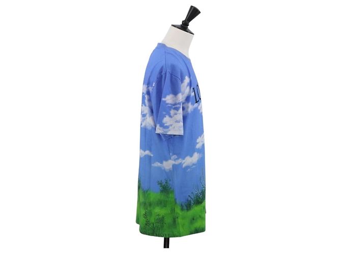 LOEWE LOEWE �~ Studio Ghibli Mi Vecino Totoro Camiseta de Algodón Azul Auth 167192M Azul claro - vista 4