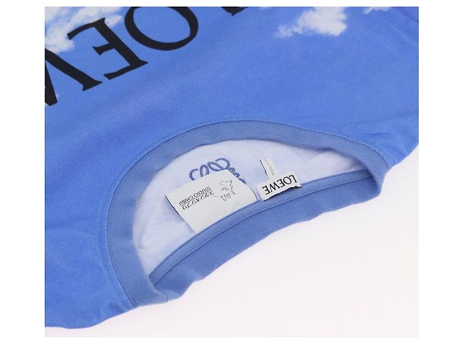LOEWE LOEWE �~ Studio Ghibli Mi Vecino Totoro Camiseta de Algodón Azul Auth 167192M Azul claro - vista 5