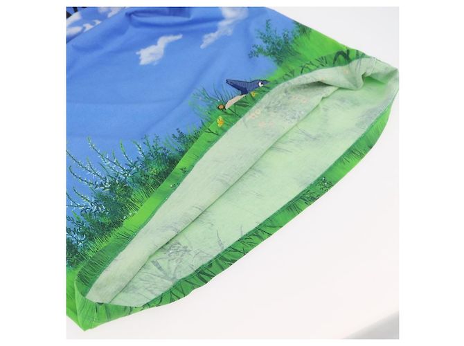 LOEWE LOEWE �~ Studio Ghibli Mi Vecino Totoro Camiseta de Algodón Azul Auth 167192M Azul claro - vista 9