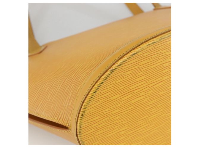 LOUIS VUITTON Borsa a Spalla Epi Saint Jacques Gialla M52269 LV Auth BA11886 Giallo - vista 14