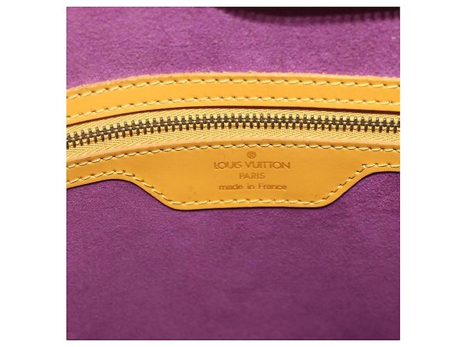 LOUIS VUITTON Borsa a Spalla Epi Saint Jacques Gialla M52269 LV Auth BA11886 Giallo - vista 17