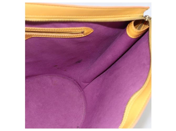 LOUIS VUITTON Borsa a Spalla Epi Saint Jacques Gialla M52269 LV Auth BA11886 Giallo - vista 18