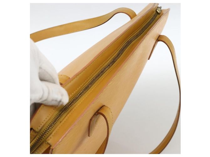 LOUIS VUITTON Borsa a Spalla Epi Saint Jacques Gialla M52269 LV Auth BA11886 Giallo - vista 6