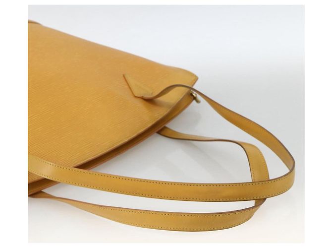 LOUIS VUITTON Borsa a Spalla Epi Saint Jacques Gialla M52269 LV Auth BA11886 Giallo - vista 7