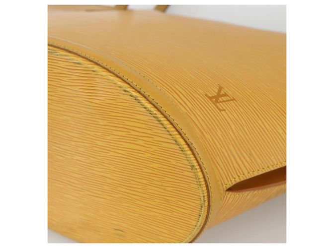 LOUIS VUITTON Borsa a Spalla Epi Saint Jacques Gialla M52269 LV Auth BA11886 Giallo - vista 9