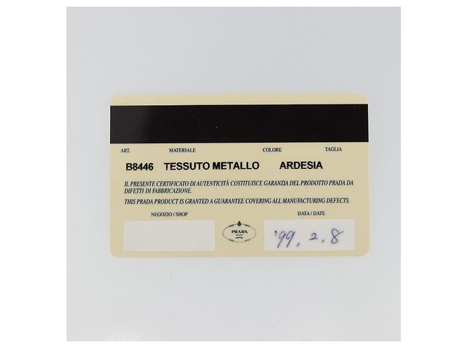 Borsa a Spalla PRADA in Nylon Verde Argento Autentica bs34327 - vista 12