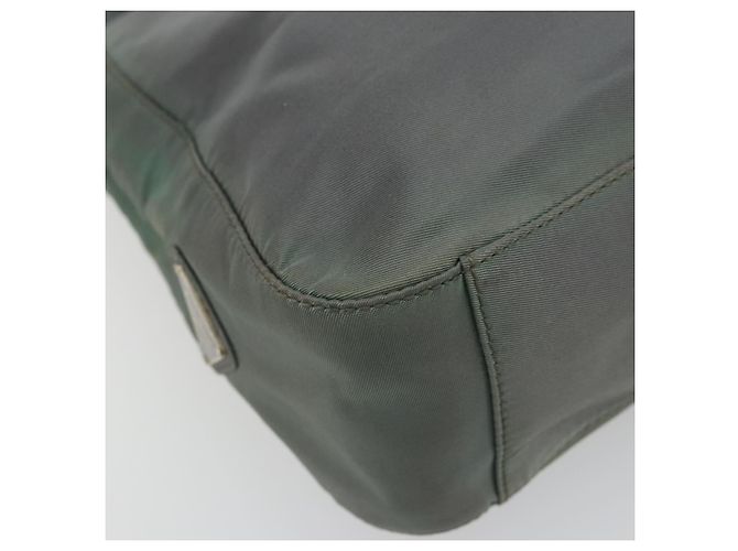 Borsa a Spalla PRADA in Nylon Verde Argento Autentica bs34327 - vista 14