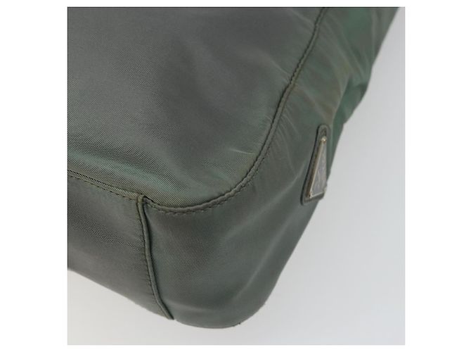 Borsa a Spalla PRADA in Nylon Verde Argento Autentica bs34327 - vista 15