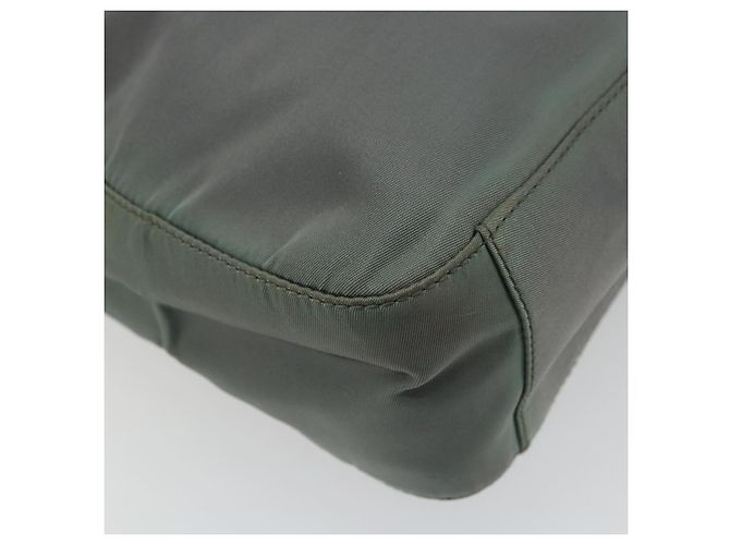 Borsa a Spalla PRADA in Nylon Verde Argento Autentica bs34327 - vista 16