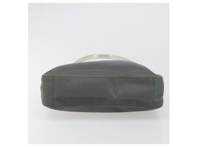 Borsa a Spalla PRADA in Nylon Verde Argento Autentica bs34327 - vista 5