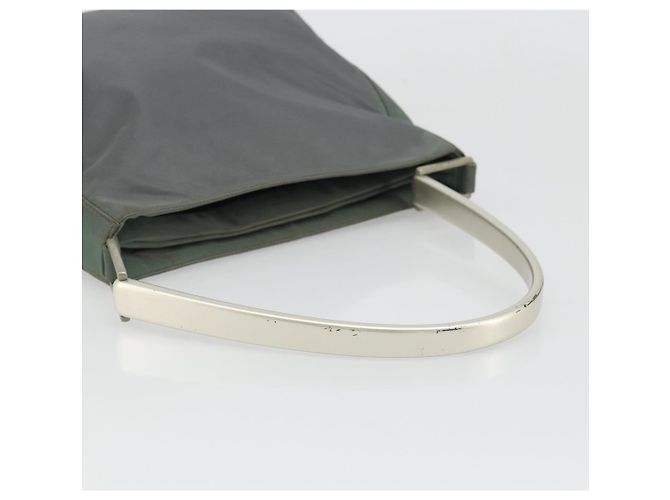 Borsa a Spalla PRADA in Nylon Verde Argento Autentica bs34327 - vista 7